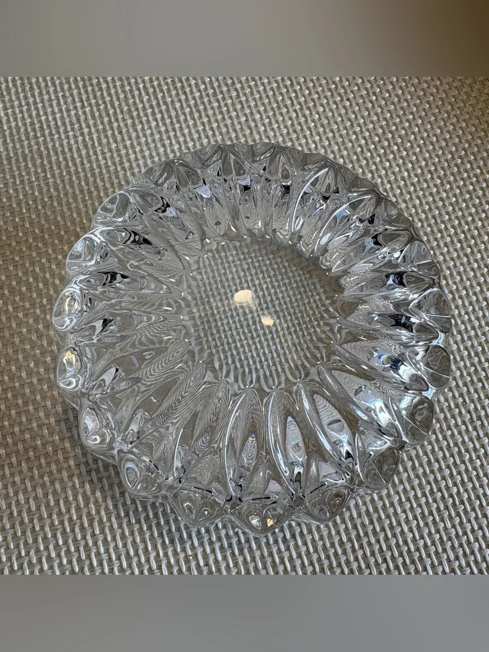 Vintage Gorham Althea Crystal Bowl C160 4 1/2